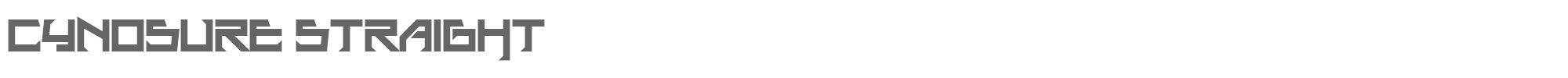 Cynosure Cynosure Straight.otf font preview